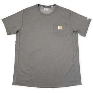Carhartt Force Gray Pocket Tee Men’s Large Work Shirt Relaxed Fit Workwear